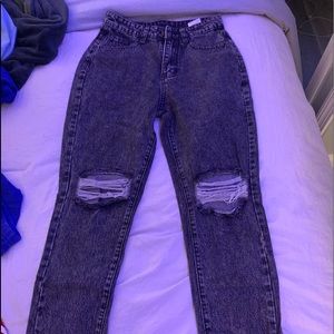 Shein Ripped mom jeans